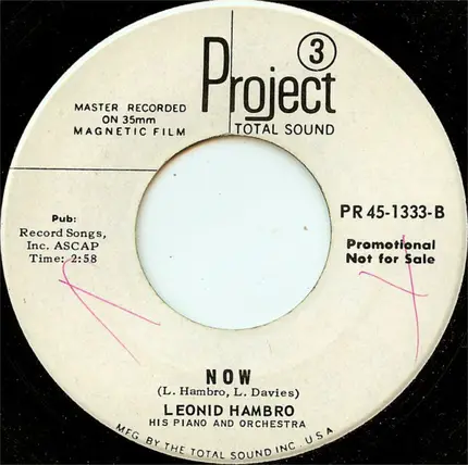 Leonid Hambro And His Orchestra - From Twelve To One