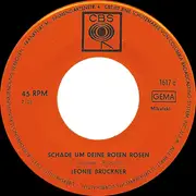 7inch Vinyl Single - Leonie Brückner - Schade Um Deine Roten Rosen