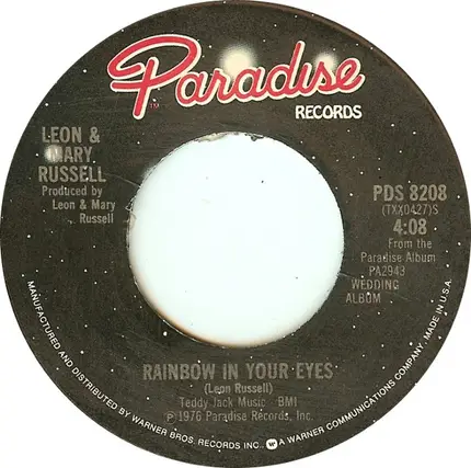 Leon & Mary Russell - Rainbow In Your Eyes / Love's Supposed To Be That Way