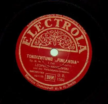 Leopold Stokowski und das Philadelphia-Orchester - Tondichtung 'Finlandia' 1. Teil / 2. Teil