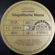 LP - Janáček - Glagolitische Messe