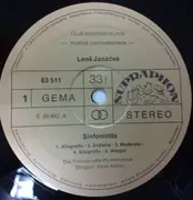 LP - Leoš Janáček - Sinfonietta - Taras Bulba (Rhapsodie Für Orchester)