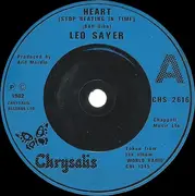 7'' - Leo Sayer - Heart (Stop Beating In Time) - Blue injection labels