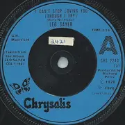 7'' - Leo Sayer - I Can't Stop Loving You (Though I Try) - Injection label