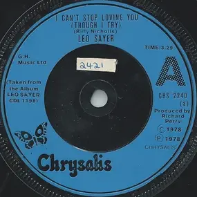 Leo Sayer - I Can't Stop Loving You (Though I Try)