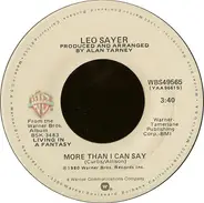 Leo Sayer - More Than I Can Say