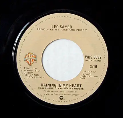 Leo Sayer - No Looking Back