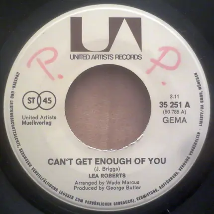 Lea Roberts - Can't Get Enough Of You
