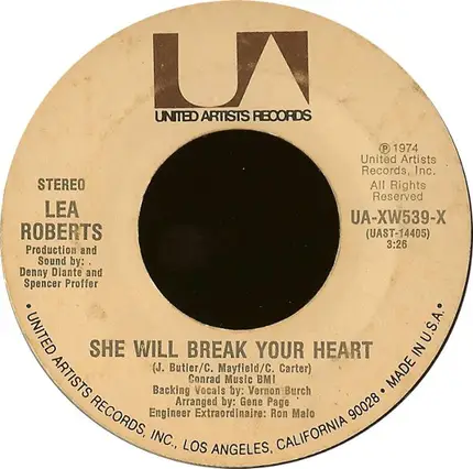 Lea Roberts - Laughter In The Rain / She Will Break Your Heart