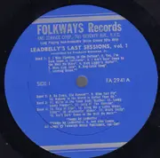 LP - Leadbelly - Leadbelly's Last Sessions Volume One - Record 1 Only