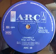 7inch Vinyl Single - Leadbelly - Sings And Plays