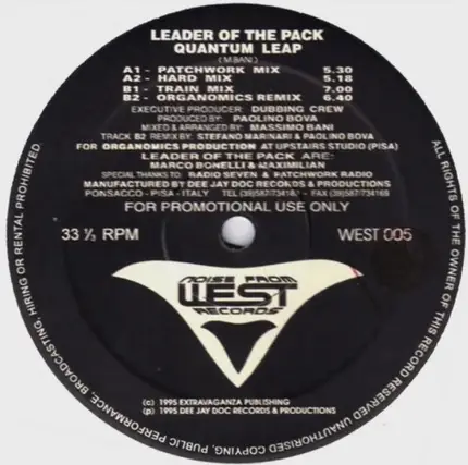 Leader Of The Pack - Quantum Leap