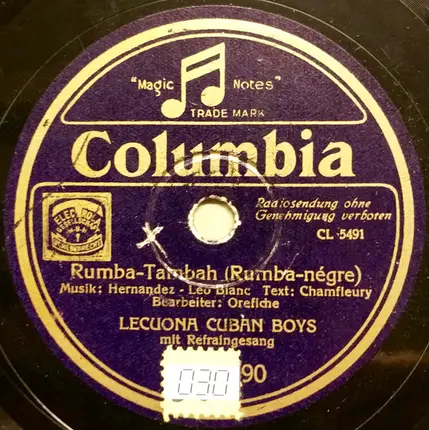 Lecuona Cuban Boys - Maria Belen Chacon / Rumba - Tambah