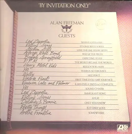 Led Zeppelin, Rolling Stones, Average White Band - By Invitation Only - Alan Freeman Pick Of The Pops Guests
