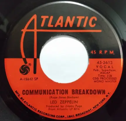 Led Zeppelin - Good Times Bad Times