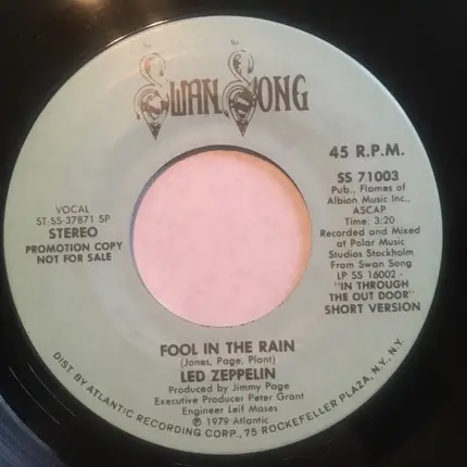 Led Zeppelin - Fool In The Rain