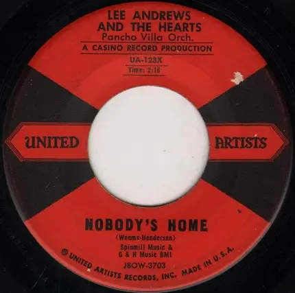 Lee Andrews & The Hearts , The Pancho Villa Orchestra - Try The Impossible / Nobody's Home