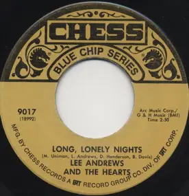 Lee Andrews And The Hearts - Long, Lonely Nights / Teardrops