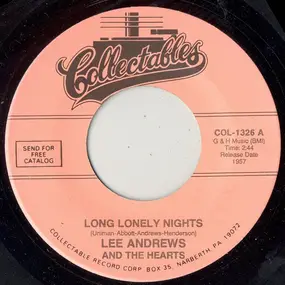 Lee Andrews And The Hearts - Long Lonely Nights / The Clock