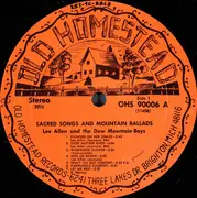 LP - Lee Allen And The Dew Mountain Boys - Sacred Songs And Mountain Ballads
