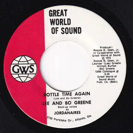 Lee & Bo Greene - There You Go / Bottle Time Again