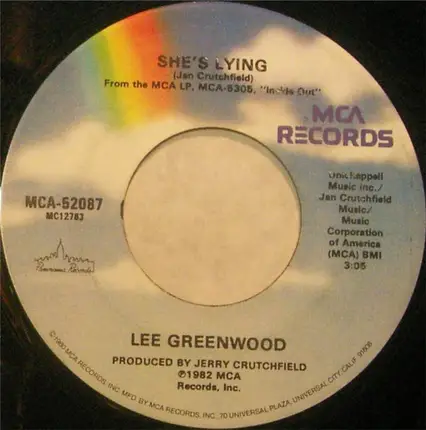 Lee Greenwood - She's Lying / Home Away From Home