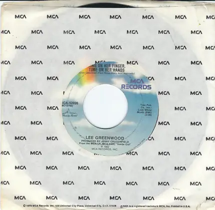 Lee Greenwood - Ring On Her Finger, Time On Her Hands