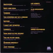 CD - Lee Konitz With Alan Broadbent - More Live-Lee