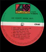 LP - Lee Konitz - Inside Hi-Fi - Mono