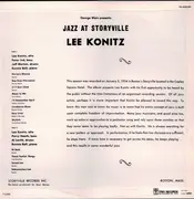 LP - Lee Konitz - Jazz At Storyville - Insert