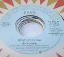 7inch Vinyl Single - Lee Kosmin - What's It To You