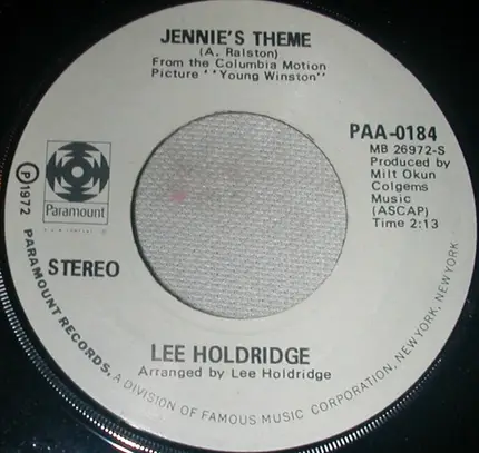 Lee Holdridge - Love Theme From Lady Sings The Blues