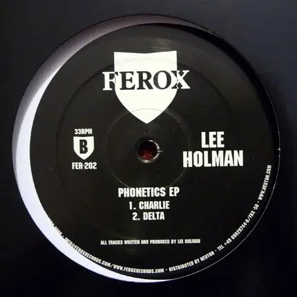 Lee Holman - Phonetics EP