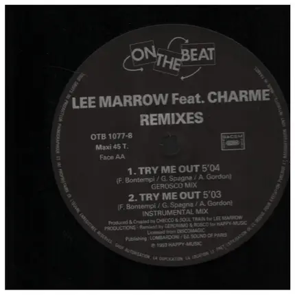 Lee Marrow Feat. Charme - Try Me Out