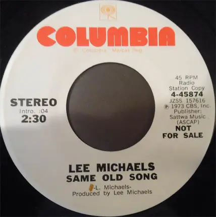Lee Michaels - Same Old Song