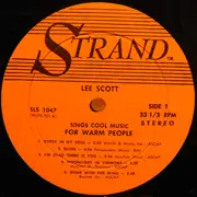 LP - Lee Scott - Cool Music For Warm People