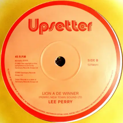 Lee Perry - City Too Hot / Lion A De Winner