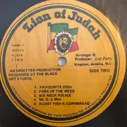 LP - Lee Perry - Roast Fish, Collie Weed, & Corn Bread - Original Jamaican Press w/ Black & Red Text on FC