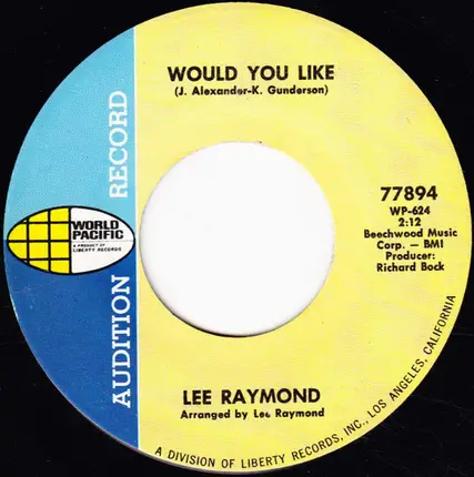 Lee Raymond - Ever On My Mind / Would You Like