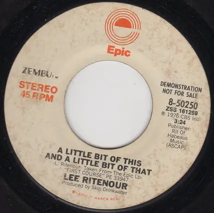 Lee Ritenour - A Little Bit Of This And A Little Bit Of That