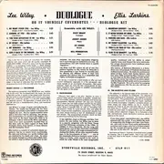 LP - Lee Wiley - Ellis Larkins - Duologue - MONO / OBI / INSERT