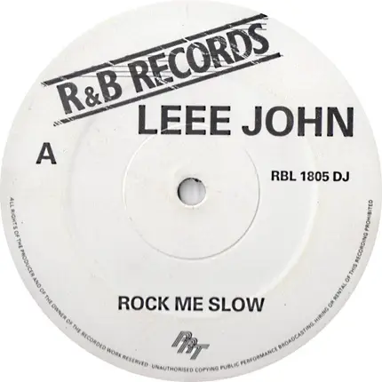 Leee John - Rock Me Slow