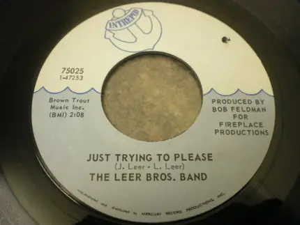 Leer Brothers - Mystery Of Love / Just Trying To Please