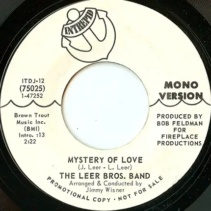 Leer Brothers - Mystery Of Love