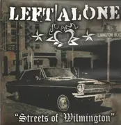 LP - Left Alone - Streets Of Wilmington - White With Red Splatter vinyl, insert, Ltd Ed