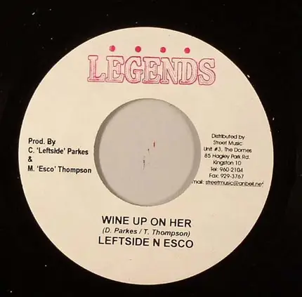 Leftside & Esco - Wine Up On Her / More Punnany