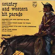 7inch Vinyl Single - Lefty Frizzell , Johnny Cash , Ray Price , George Morgan - Country And Western Hit Parade