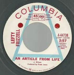 Lefty Frizzell - An Article From Life