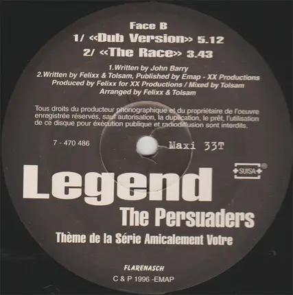 Legend - The Persuaders (Thème De La Série Amicalement Vôtre)