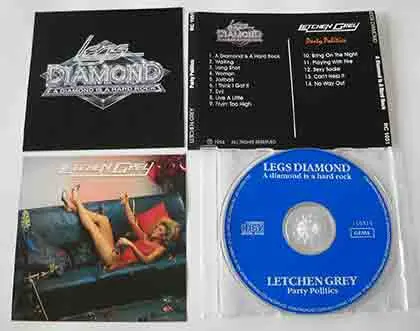 Legs Diamond / Letchen Grey - A Diamond Is A Hard Rock ∣ Party Politics
